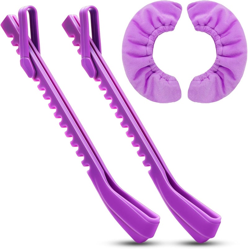 Sumind Hockey Skate Guards Ice Skate Blade Covers Soakers Blade Protector Ice Skating Accessories for Women Figure Skating - Image 1